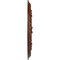 Ekena Millwork Jackson Ceiling Medallion (Canopies up to 13 1/2"), 32 3/4"OD x 2 1/2"P, Burnished Mahogany Crackle CM32JABMC - alternate 2